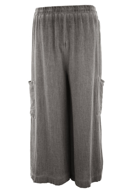 Teabag Linen Cropped Length Trouser