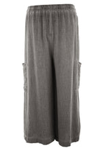 Load image into Gallery viewer, Teabag Linen Cropped Length Trouser
