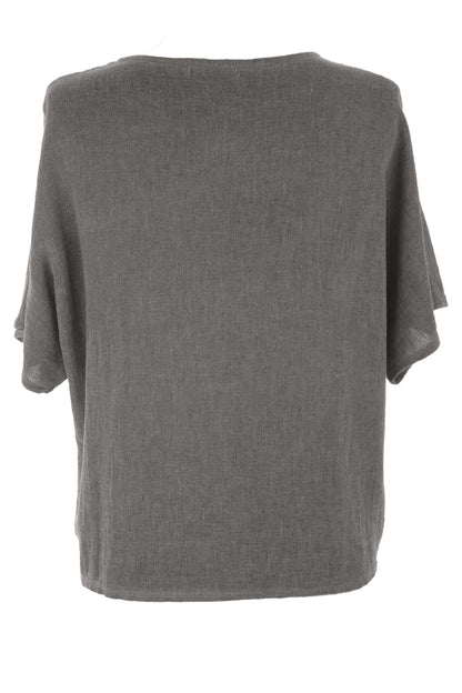 Ruched Front Teabag Top