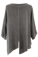 Load image into Gallery viewer, V Cutout Hem Linen Teabag Top
