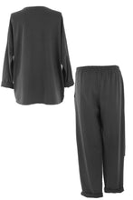 Load image into Gallery viewer, Zip Detail Sweatshirt Jogger Set
