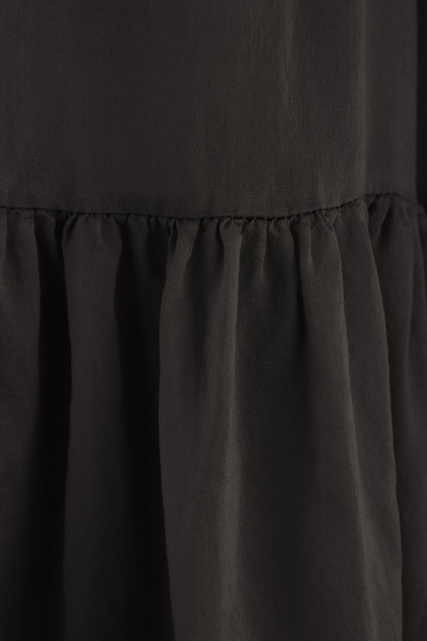 Tiered Silk Skirt