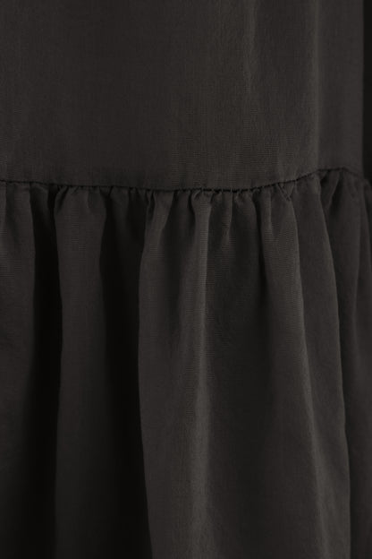 Tiered Silk Skirt