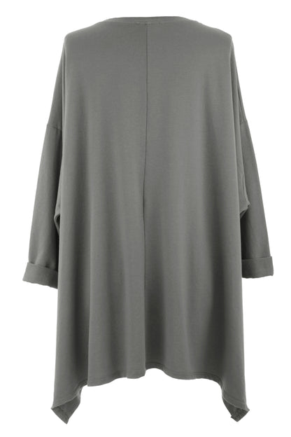 Panel Detail Jersey Top