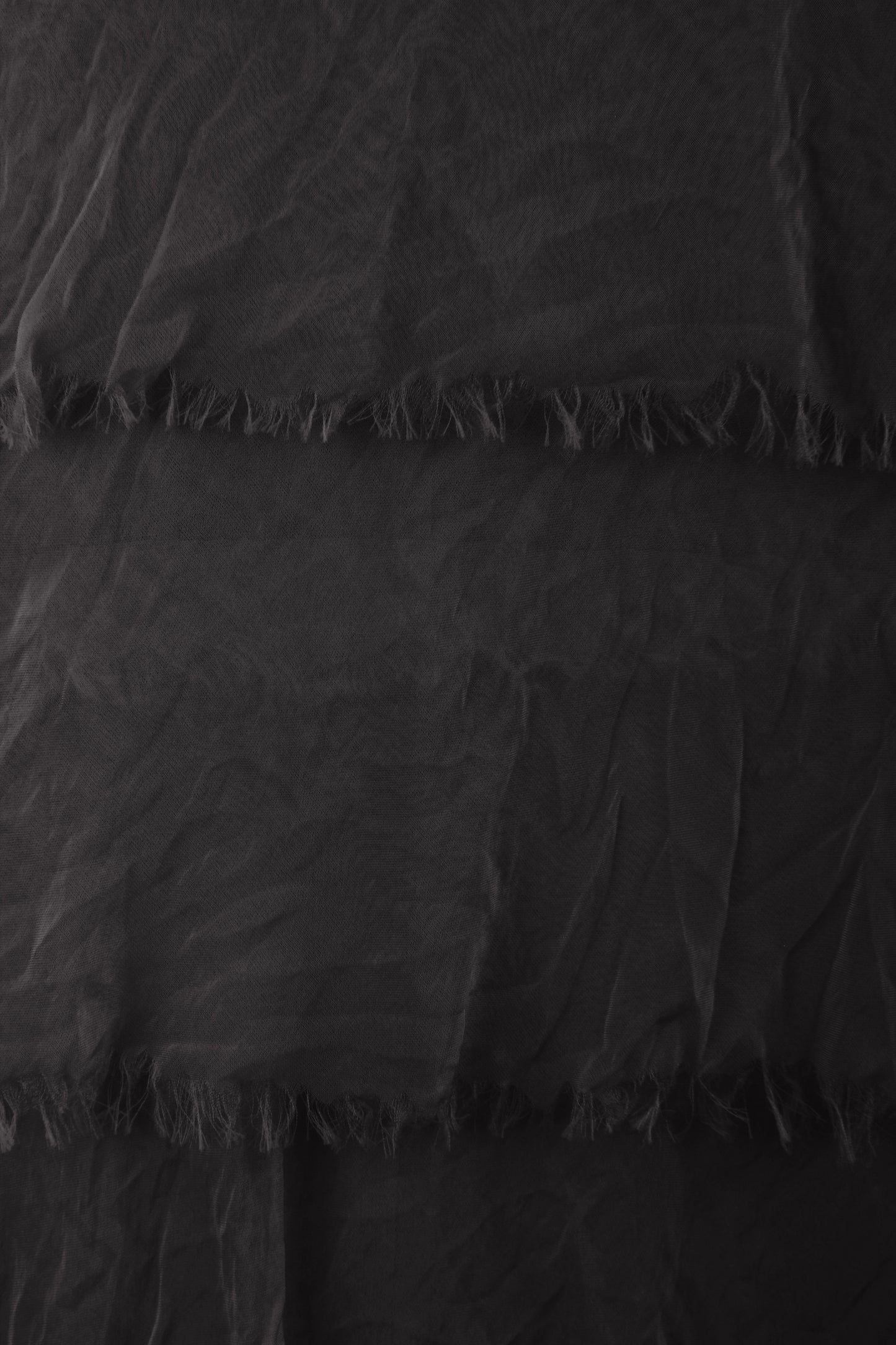 Sleeveless Frayed Detail Silk Midi