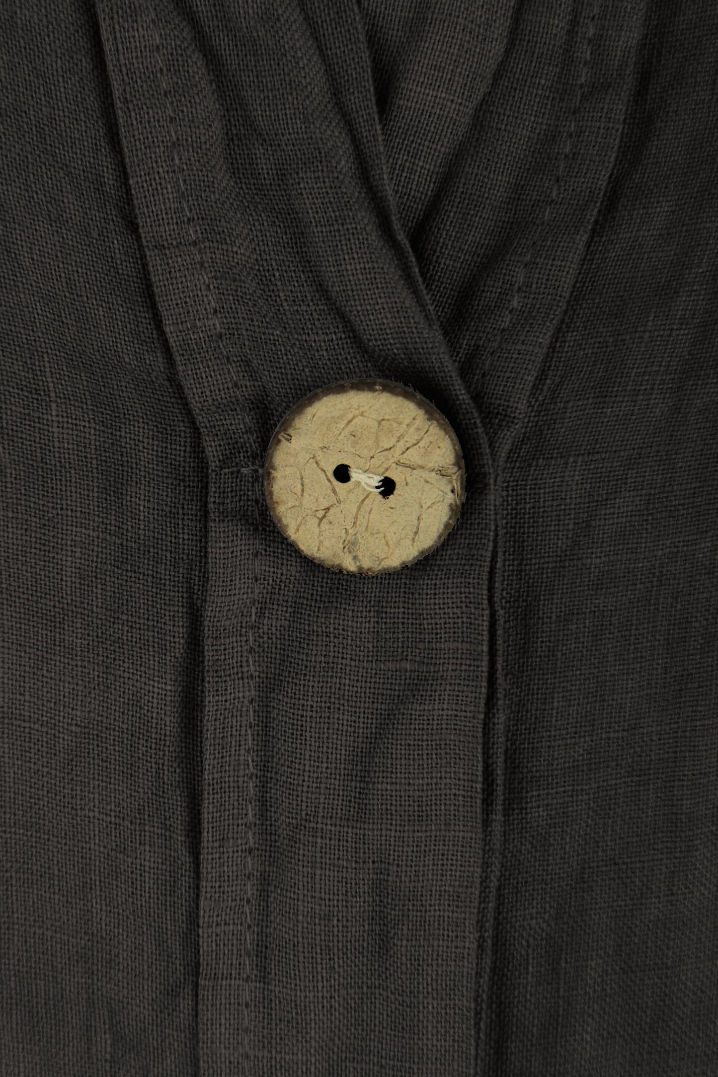 Sleeveless Button Detail Linen Top