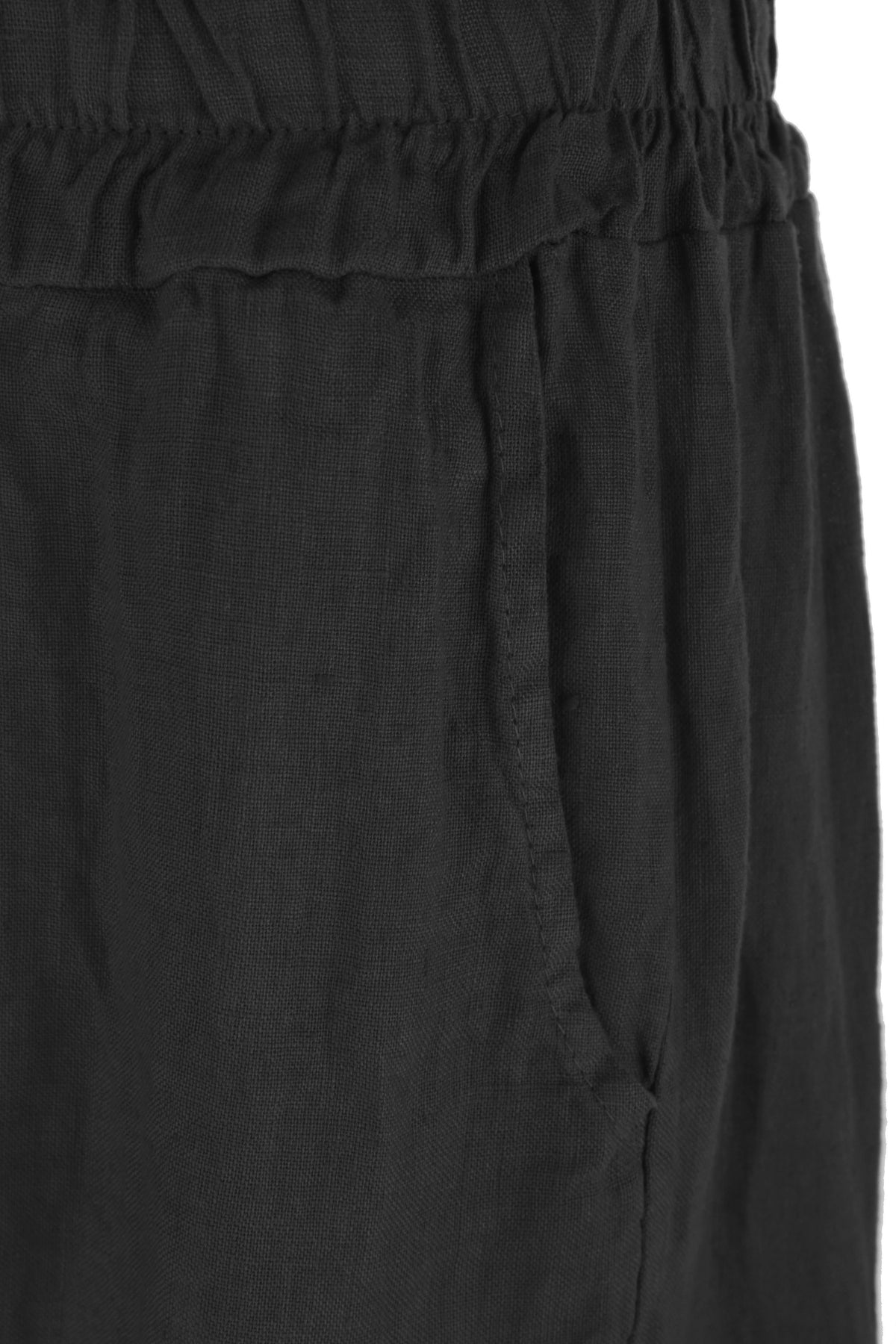 2 Pocket Barrel Leg Linen Trouser