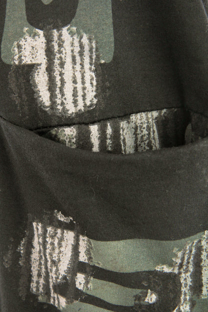 Abstract Print Dungaree