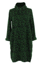 Load image into Gallery viewer, Cowl Cheetah Soft Knit Dress
