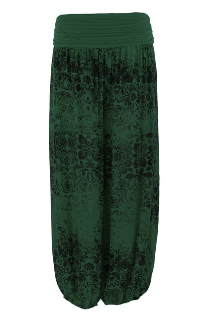 Floral Print Harem Trouser