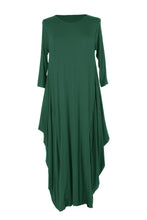 Load image into Gallery viewer, 3/4 Sleeve Draped Dress
