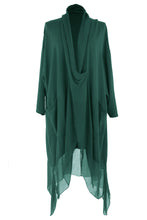Load image into Gallery viewer, Crossover Silk Panel Tunic
