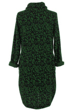 Load image into Gallery viewer, Cowl Cheetah Soft Knit Dress
