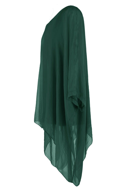 Batwing Silk Top