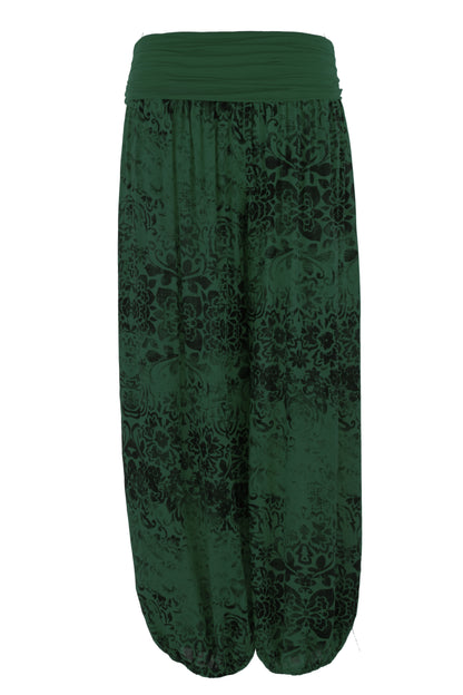 Floral Print Harem Trouser