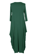 Load image into Gallery viewer, 3/4 Sleeve Draped Dress
