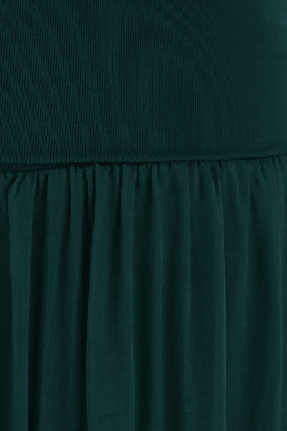 Silk Midi Skirt