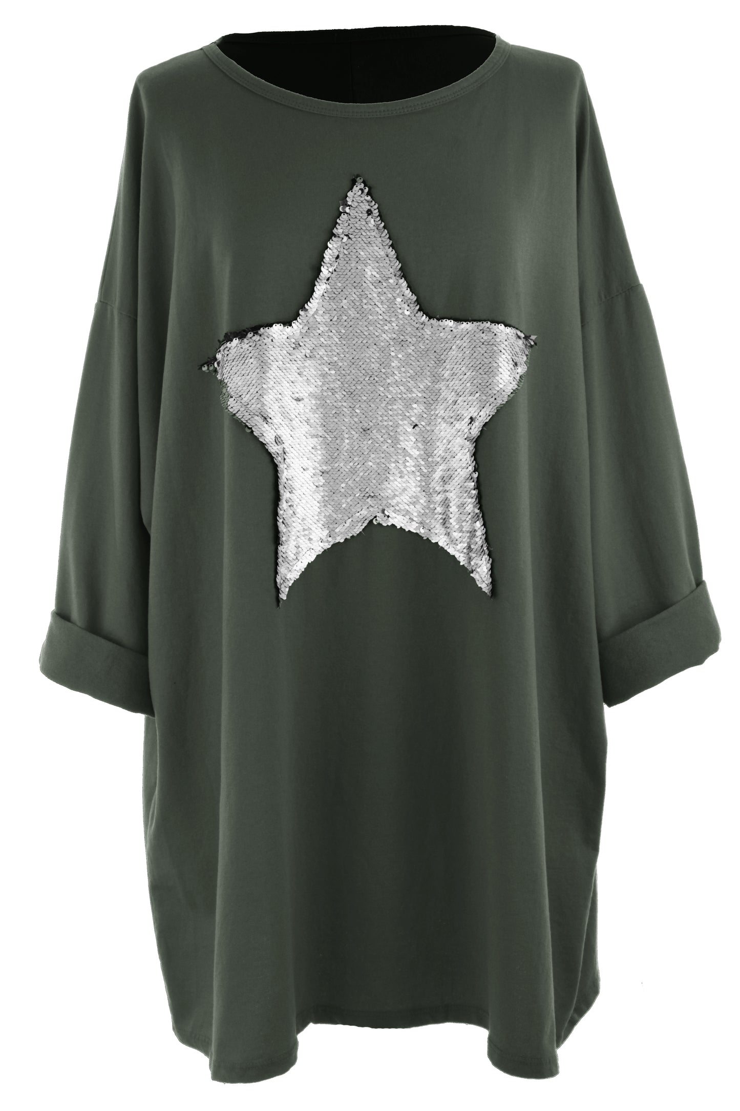 Sequin Star Jersey Tunic