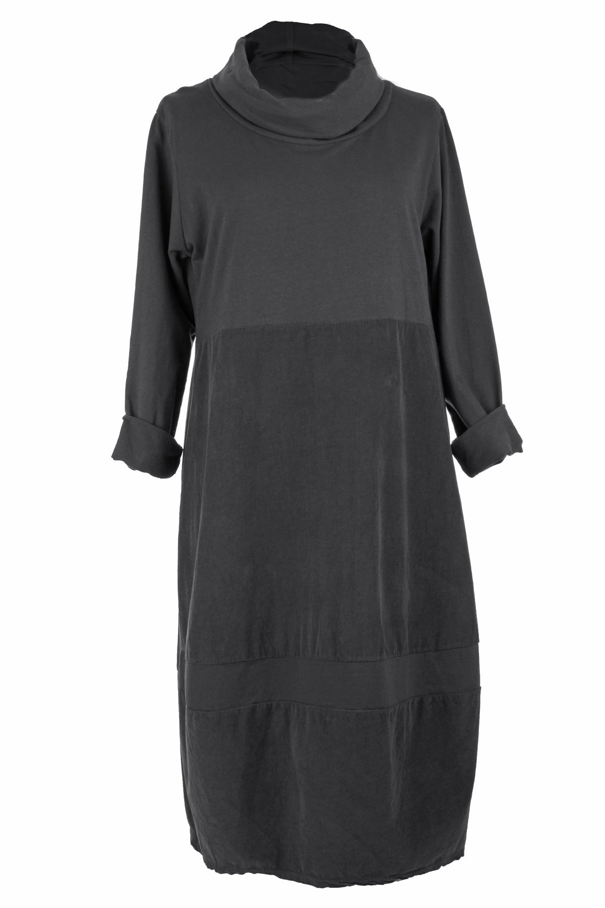 Cowl Corduroy Panel Midi