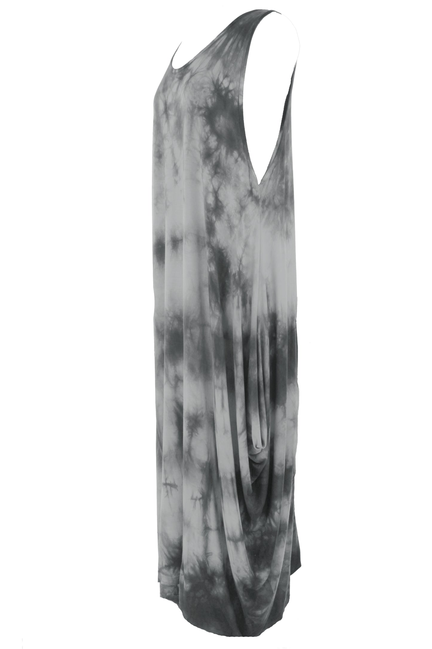 Sleeveless Tie Dye Midi Dress