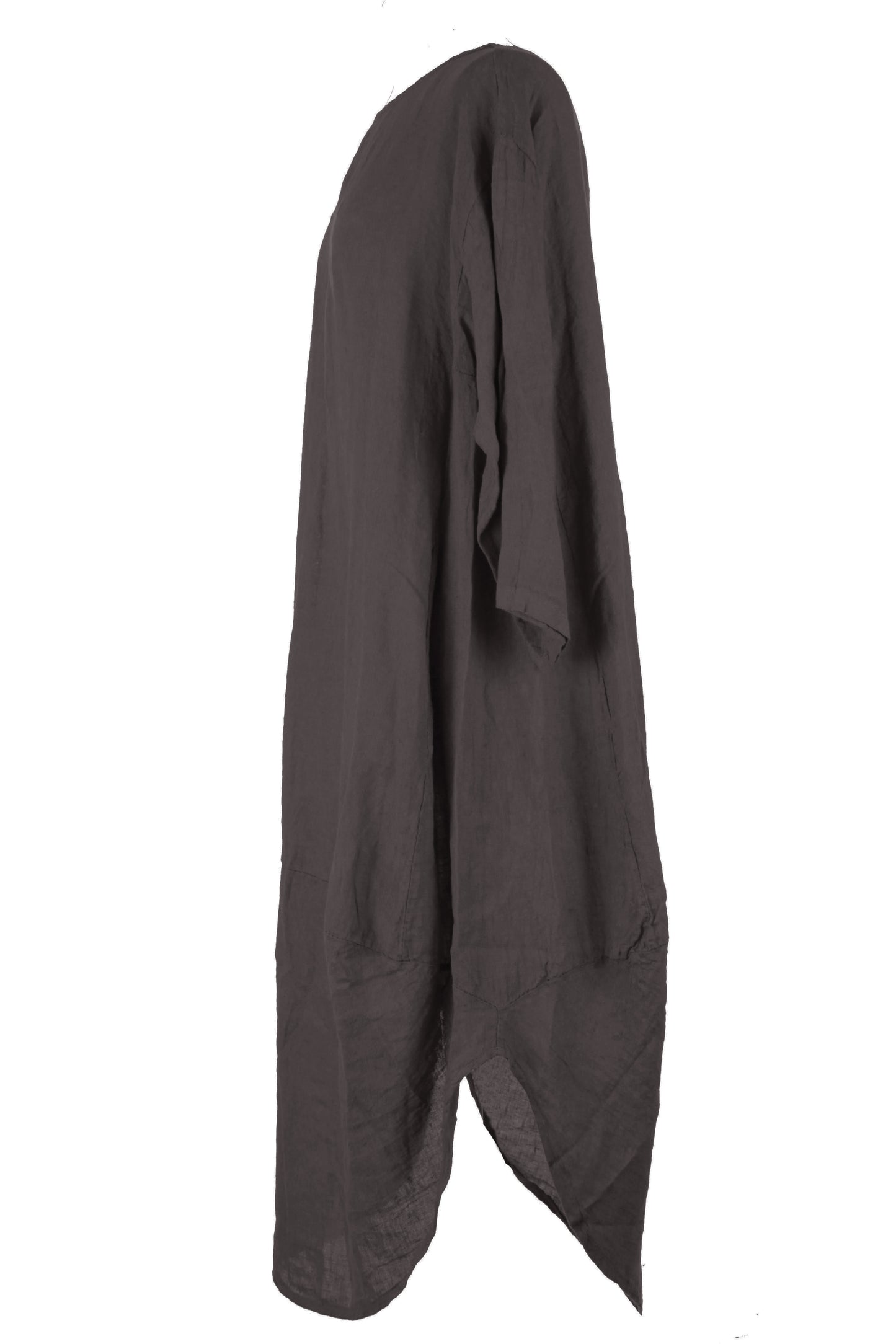2 Pocket Cocoon Linen Midi