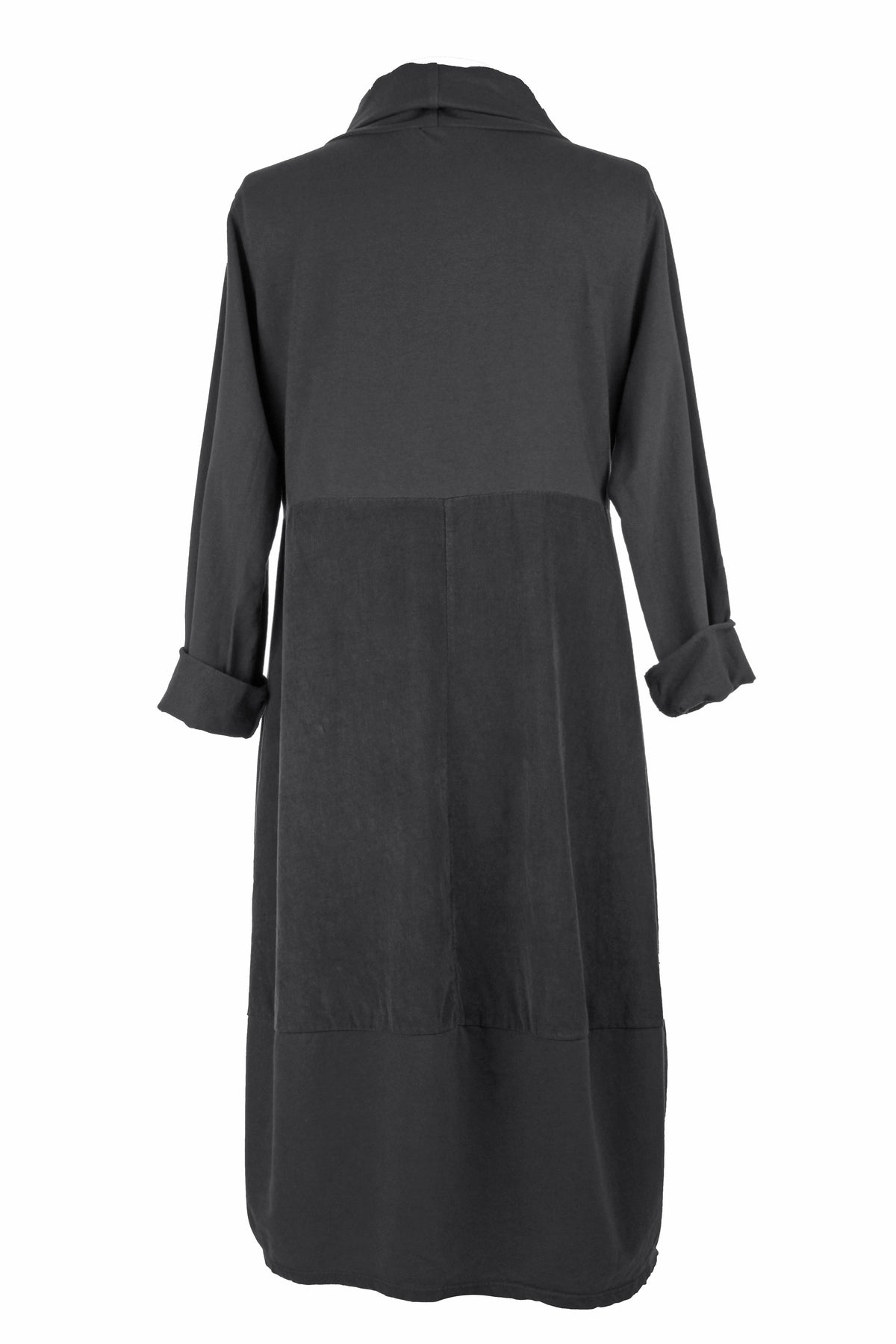 Cowl Corduroy Panel Midi