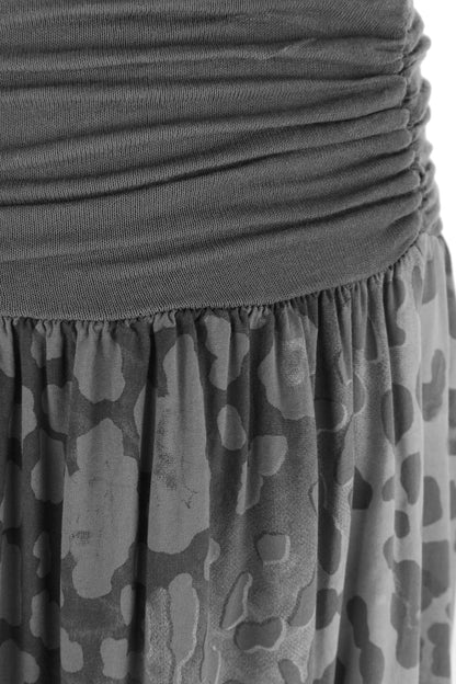 Abstract Leopard Print Harem Trouser