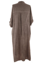 Load image into Gallery viewer, V Neck 2 Pocket Cotton Midi
