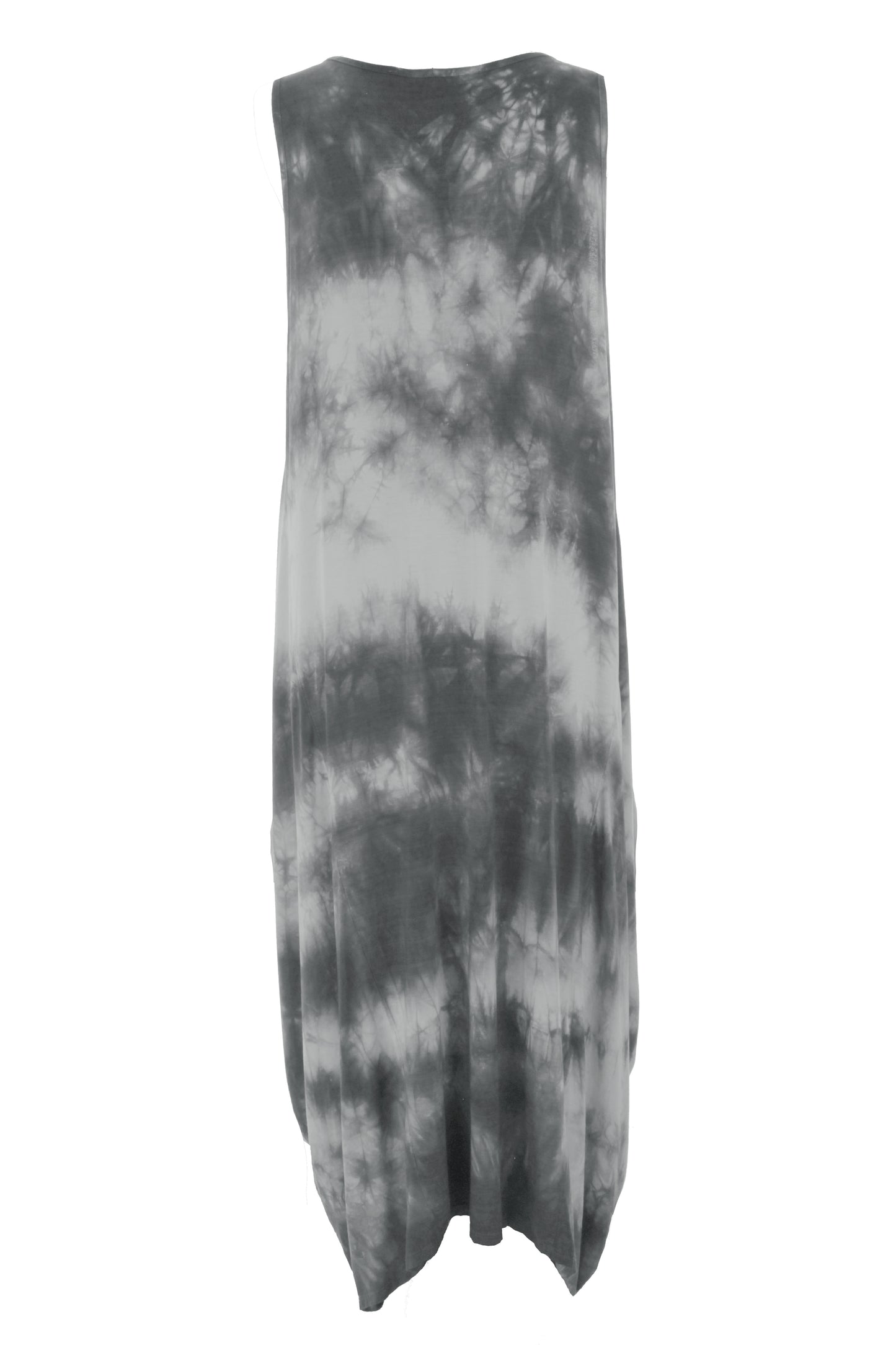 Sleeveless Tie Dye Midi Dress