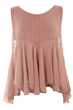 Load image into Gallery viewer, Sleeveless Swing Silk Top
