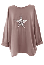 Load image into Gallery viewer, Sequin Star Sweatshirt
