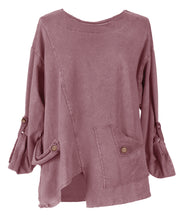 Load image into Gallery viewer, Tab Button Sweatshirt
