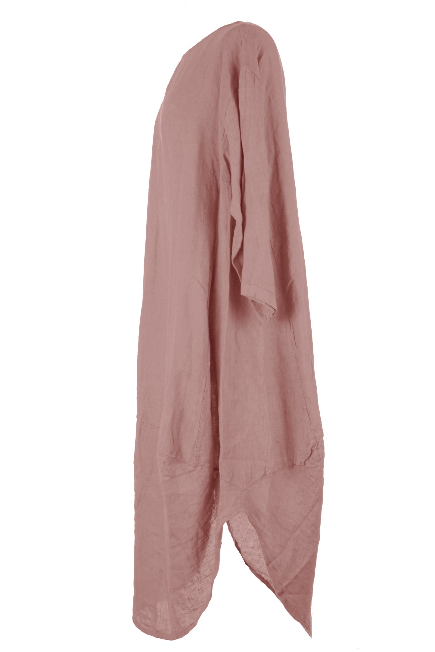 2 Pocket Cocoon Linen Midi