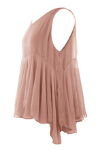 Load image into Gallery viewer, Sleeveless Swing Silk Top

