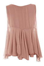 Load image into Gallery viewer, Sleeveless Swing Silk Top

