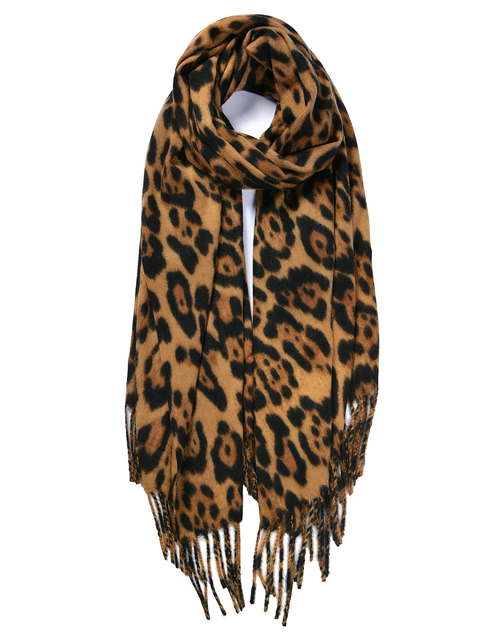 Leopard Cashmere Scarf