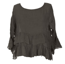 Load image into Gallery viewer, Frill Hem Crop Top
