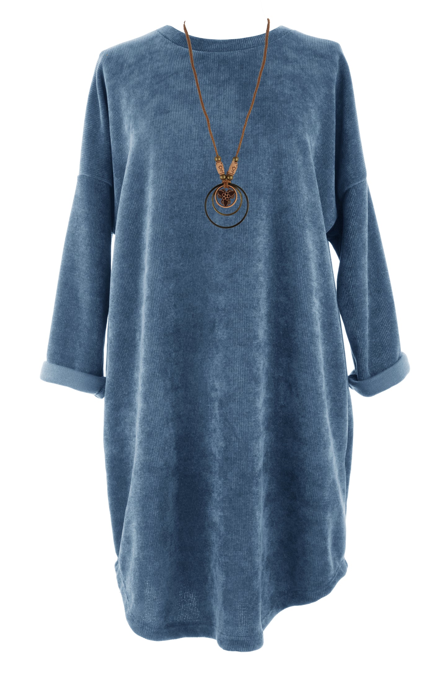 Chenille Necklace Dress