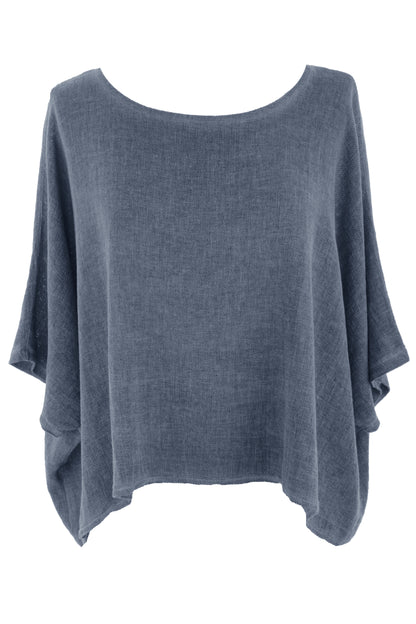 Button Detail Back Teabag Top