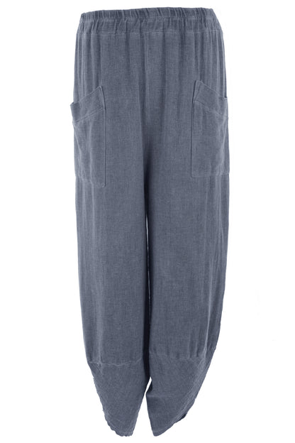 2 Pocket Barrel Leg Teabag Trouser