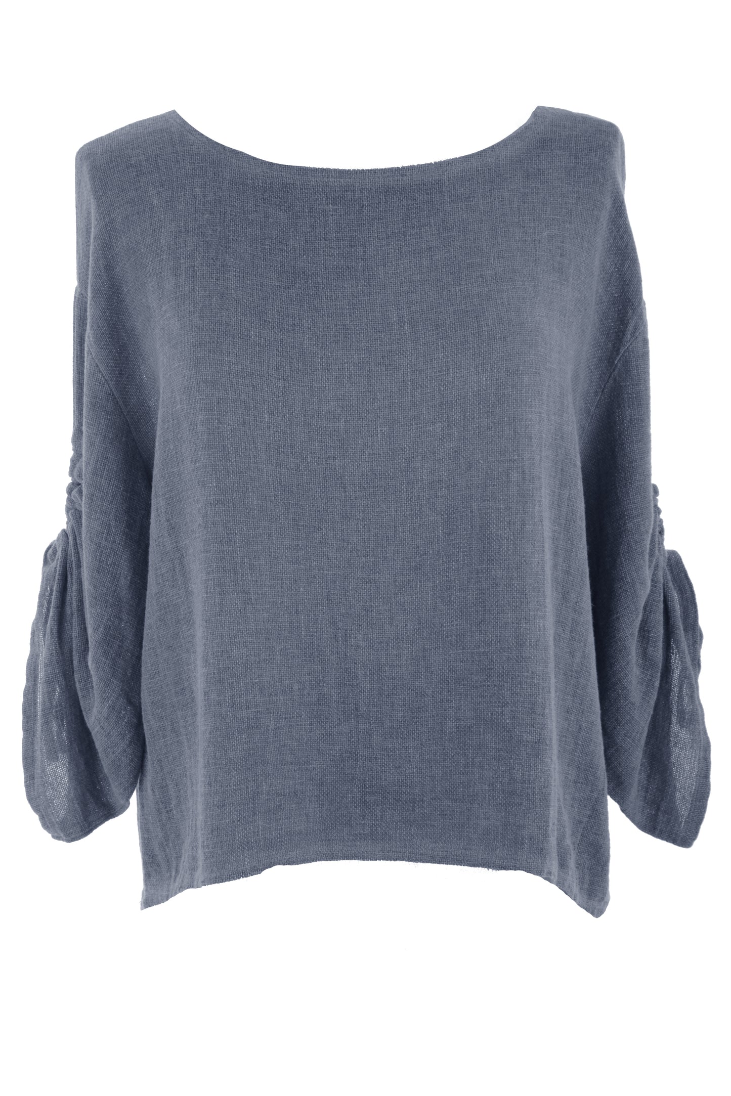 Ruched Sleeve Teabag Top