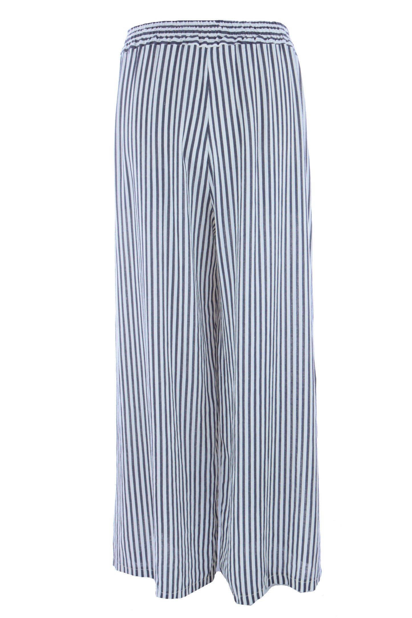 Stripe Wide Leg Linen Trouser