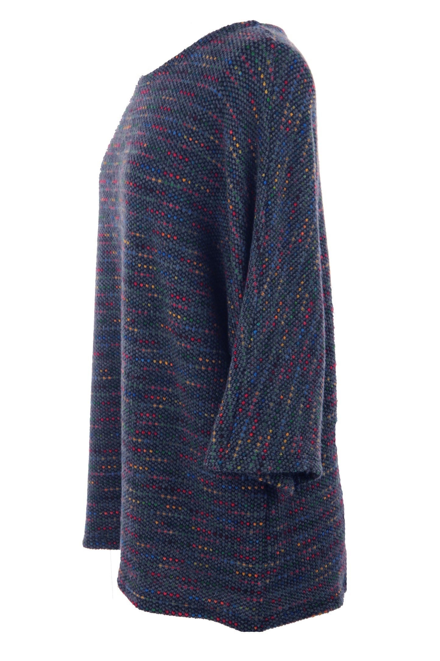 Batwing Tweed Necklace Top