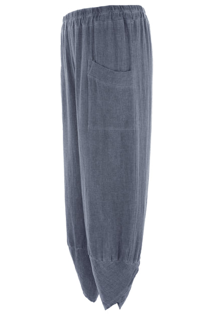2 Pocket Barrel Leg Teabag Trouser
