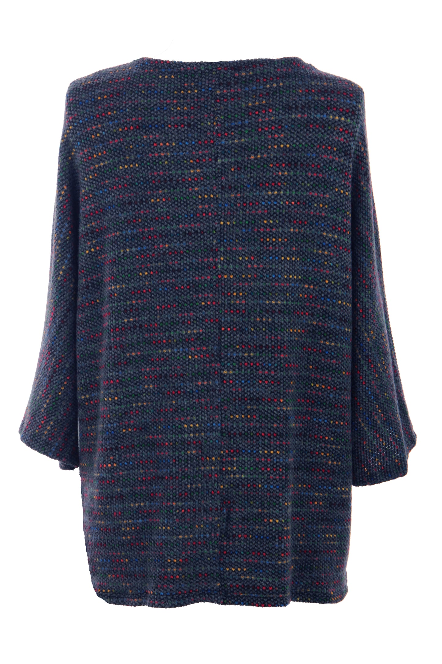 Batwing Tweed Necklace Top