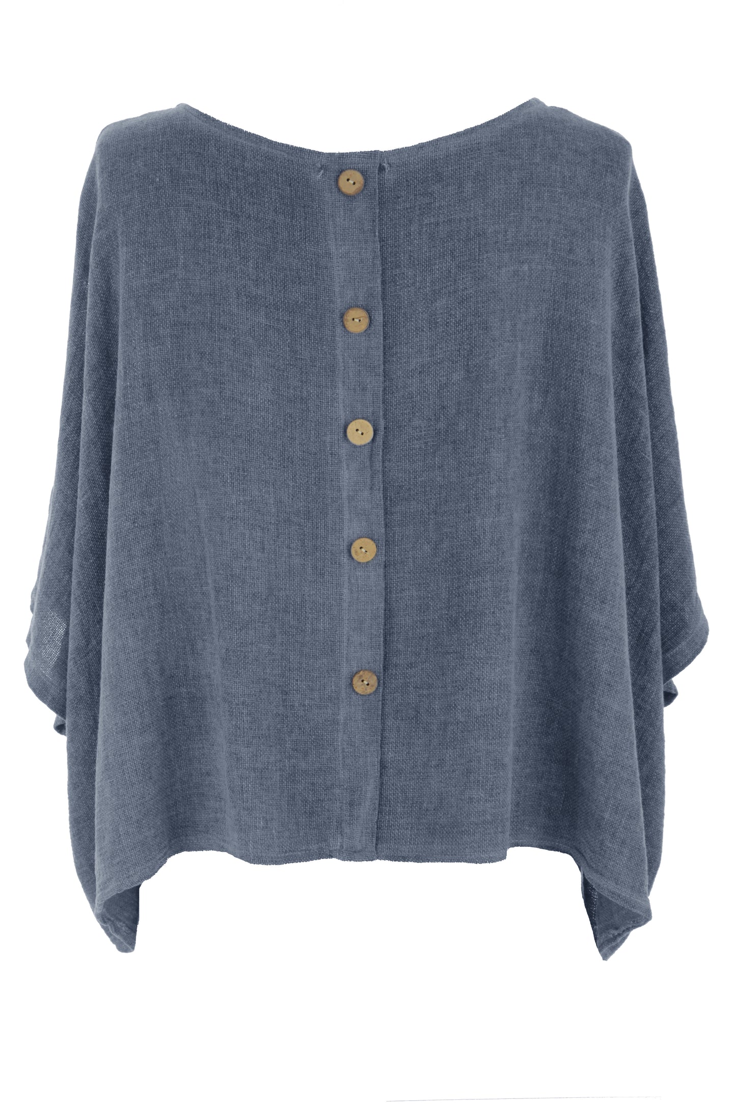 Button Detail Back Teabag Top