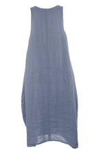 Load image into Gallery viewer, Sleeveless Pocket Washed Linen Dress
