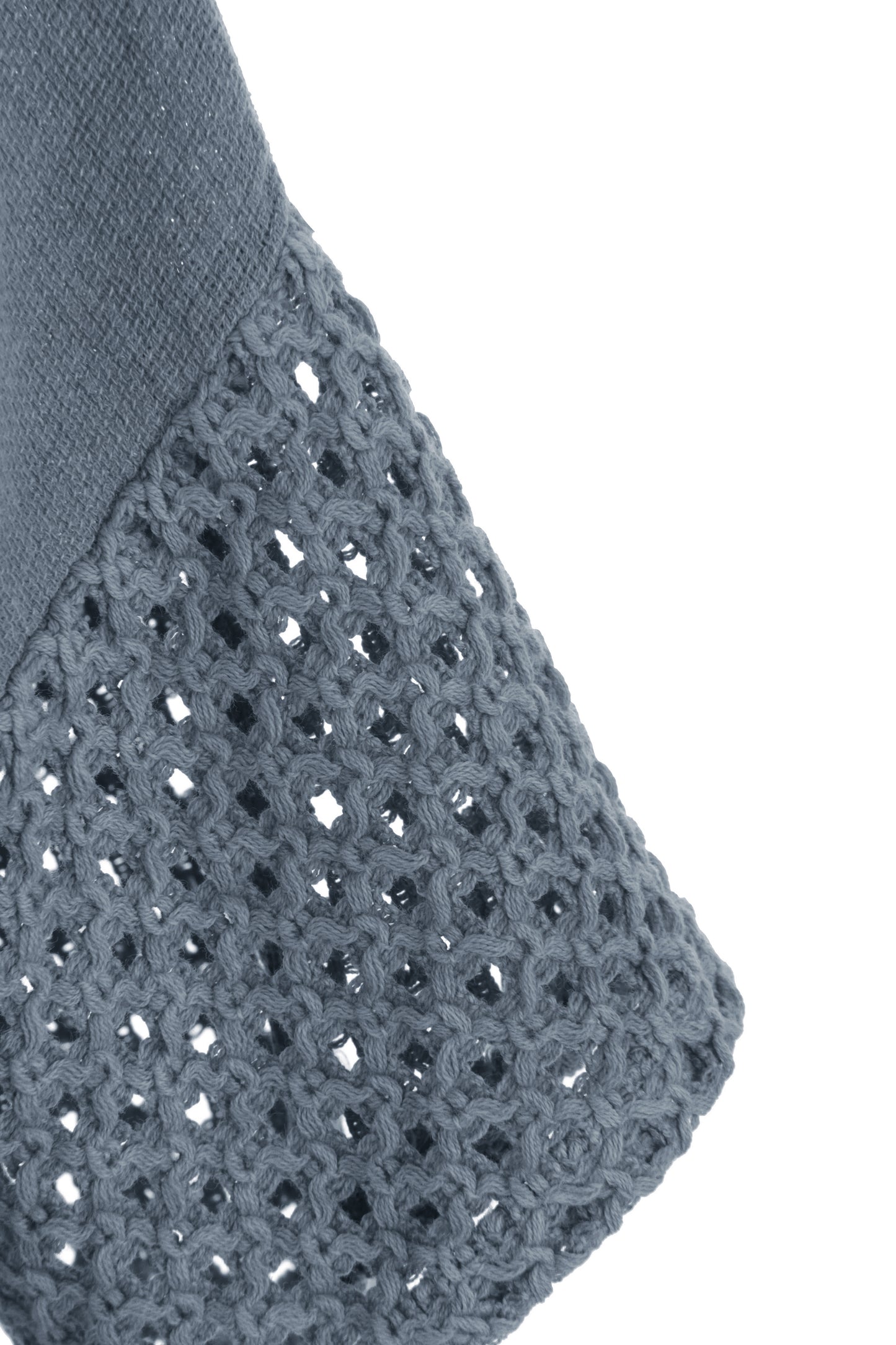 2 Pocket Crochet Detail Teabag Top