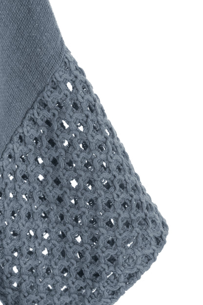 2 Pocket Crochet Detail Teabag Top