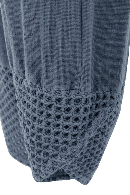 2 Crochet Pocket Barrel Leg Teabag Trouser
